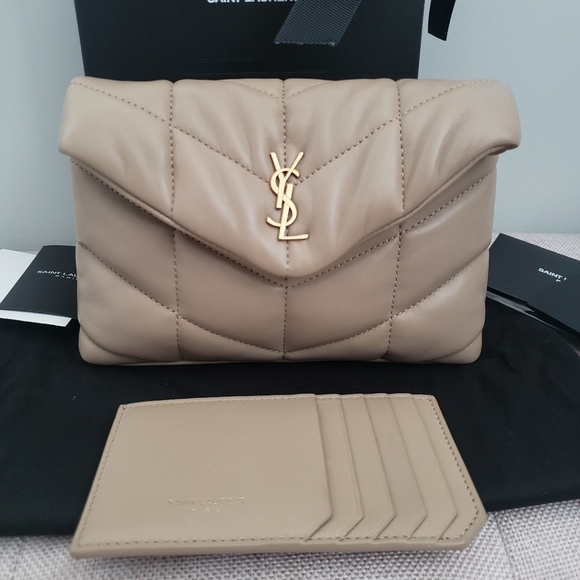 Saint Laurent Puffer Small Pouch bag, BNIB - Picture 12 of 15